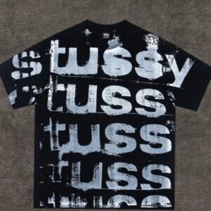 Stussy Men's Black Short-Sleeve T-Shirt